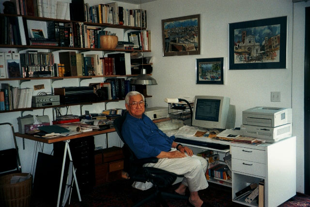 Michael at his desk - 2003